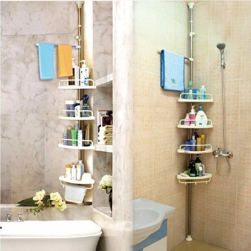 

Угловая полка для ванной комнаты Multi Corner Shelf GY-188 Белая