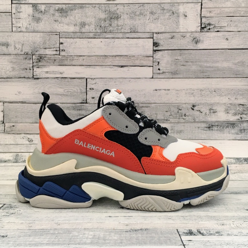 

Кроссовки женские Balenciaga Triple S (Баленсиага Трипл С), оранжевые, код TO-186