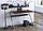 Компьютерный стол лофт Z-110 Loft design Венге Луизиана, фото 4