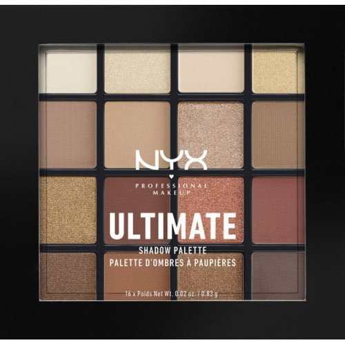 

Палетка теней Nyx Professional Makeup Ultimate Shadow Palette Warm Neutrals