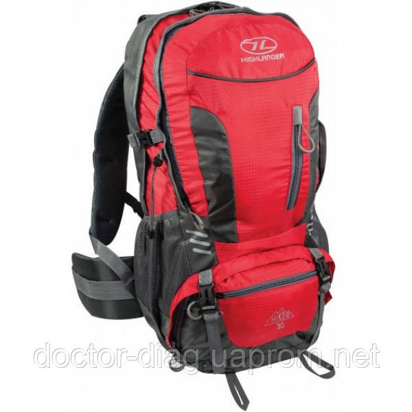 

Highlander Рюкзак туристический Highlander Hiker 40 Red, Красный/серый