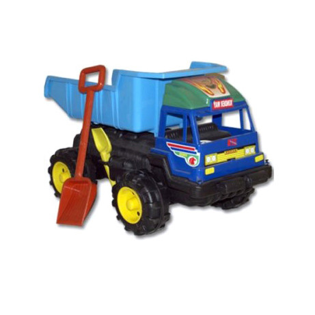 

Игрушка для детей автомобиль Kinderway 08-803 DAF + песочный набор лопатка и грабельки
