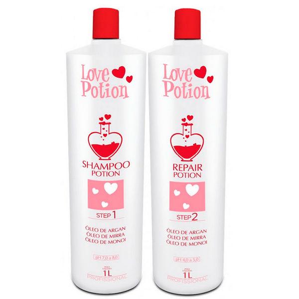 

Кератин Love Potion Repair Óleo De Argan, набор 2х1000 мл