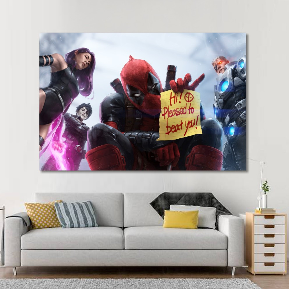 

Модульная картина IDEAPRINT Deadpool