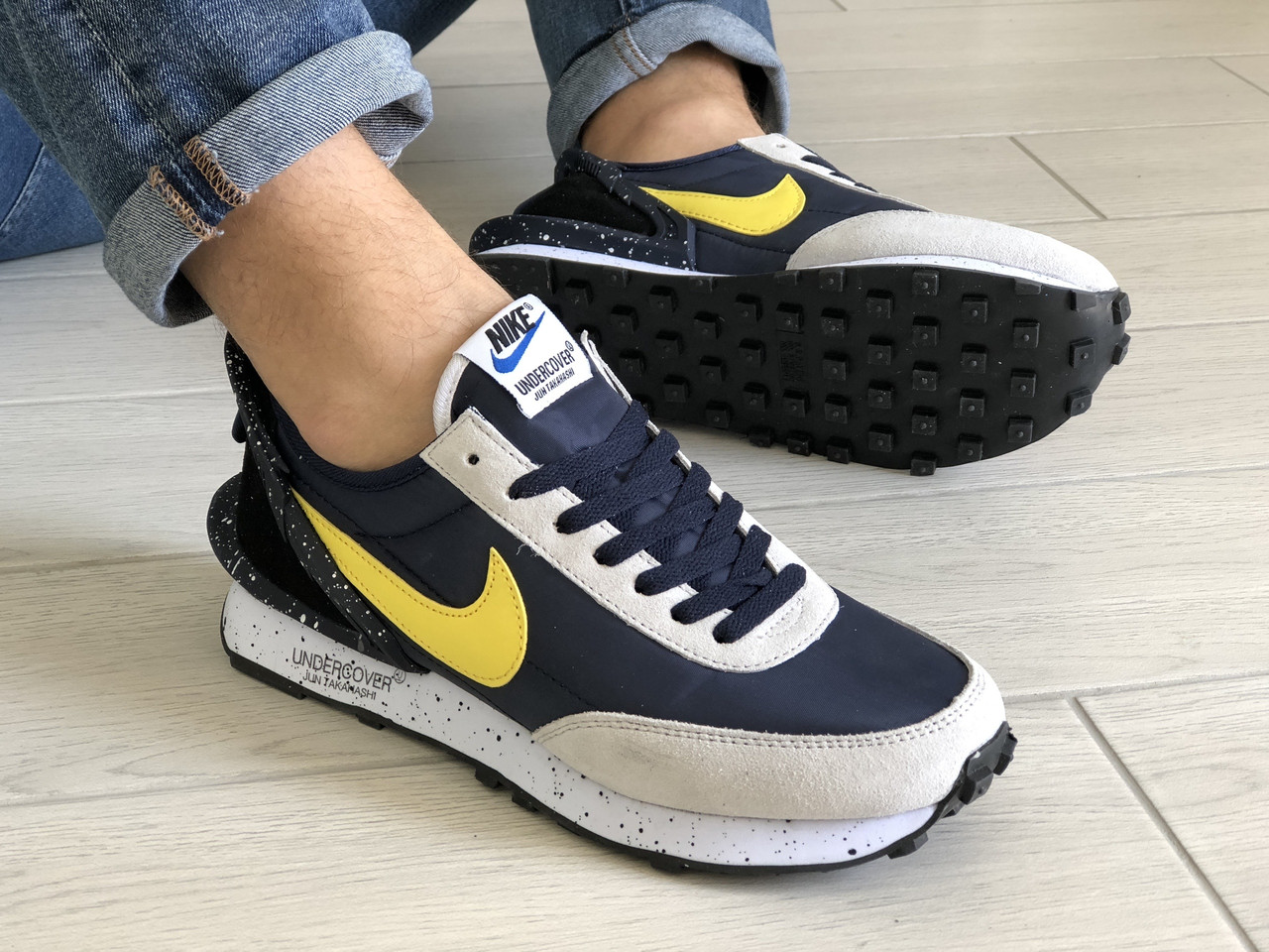 

Мужские кроссовки Nike Undercover Jun Takahashi Текстиль Замша