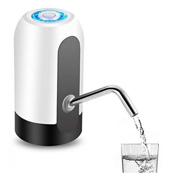 Автоматическая аккумуляторная помпа на бутыль для воды ZHA белая Диспенсер насос для бутыля