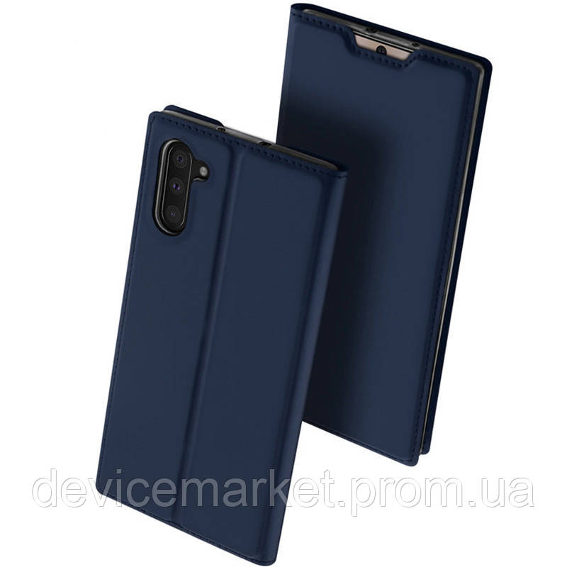 

Чехол-книжка Dux Ducis с карманом для визиток для Samsung Galaxy Note 10, Синий