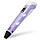 Дитяча 3D Ручка для дітей з електронним таблом для об'ємного малювання LED Pen 2 з пластиком 70 метрів, фото 3