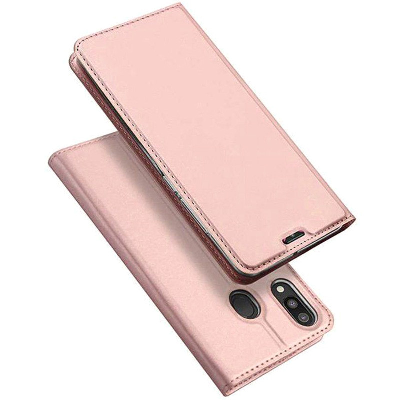 

Чехол-книжка Dux Ducis с карманом для визиток для Samsung Galaxy M20, Rose gold