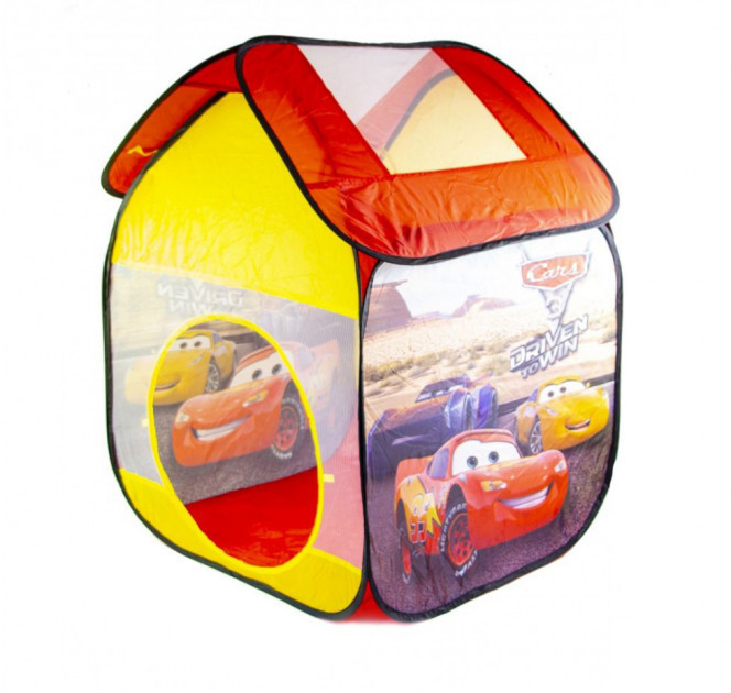 

Детская игровая палатка в виде домика с разноцветными шариками Тачки Cars 100 штук SB Play Tent для мальчика