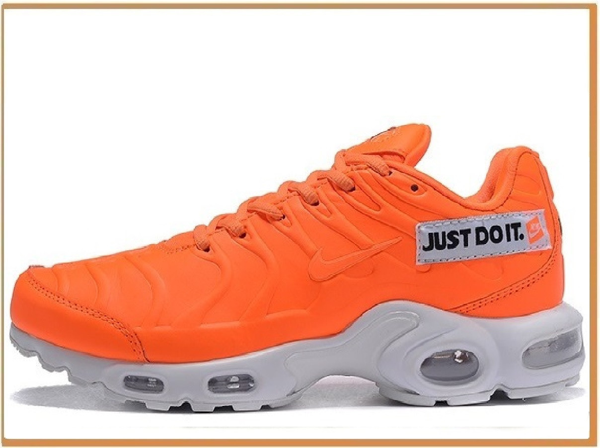 Мужские Кроссовки Nike TN Air Max Plus Just Do It Pack Orange (найк Аир  Макс Тн Плюс Джаст Ду Ит, Оранжевые) — в Категории "Кроссовки, Кеды  Повседневные" на Bigl.ua (1158315316)