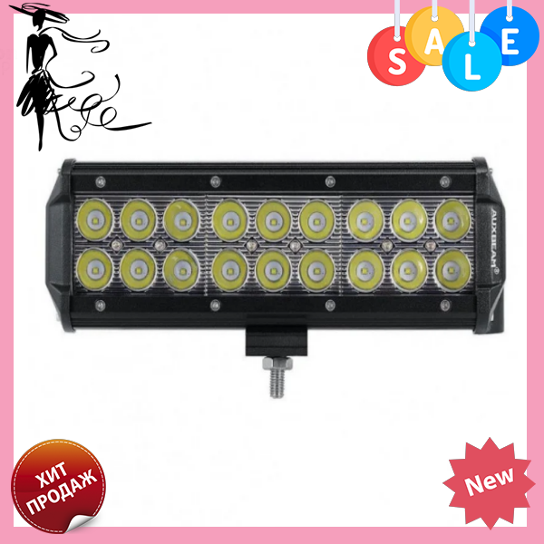 

Автофара на крышу 18 LED 5D-54W-SPOT 235х70х80 | Светодиодная балка