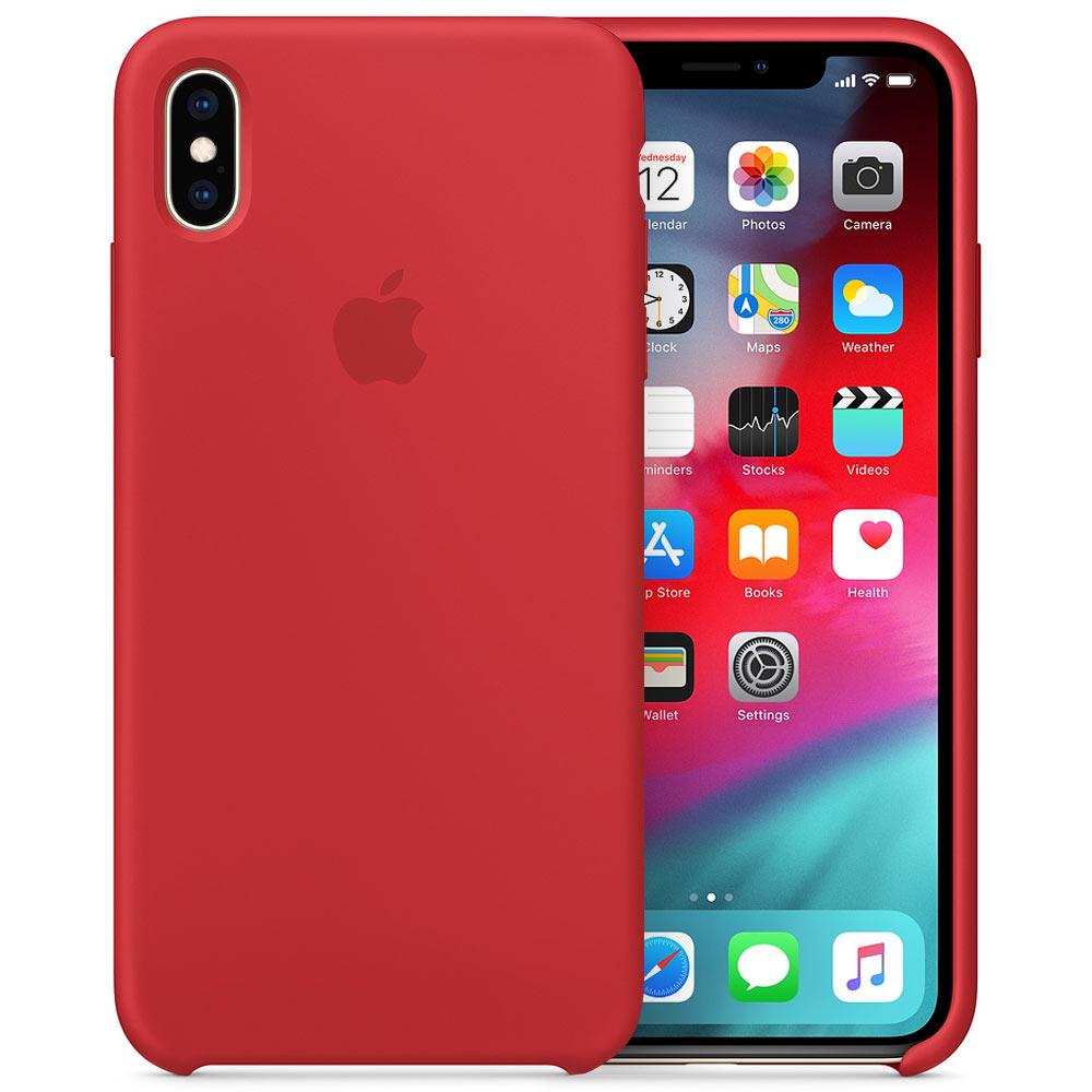 

Чехол Silicone Case для iPhone Xs Max (красный