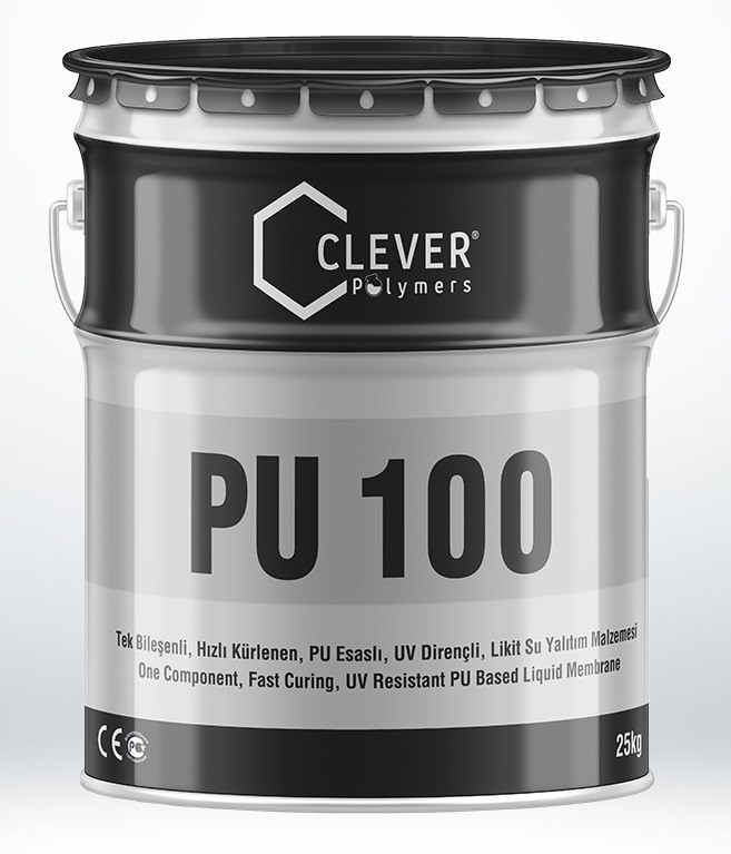 

Клевер ПУ База 100 / Clever PU Base 100 (серый) - быстросхватывающая полиуретановая гидроизоляция (уп. 25 кг) 5 кг