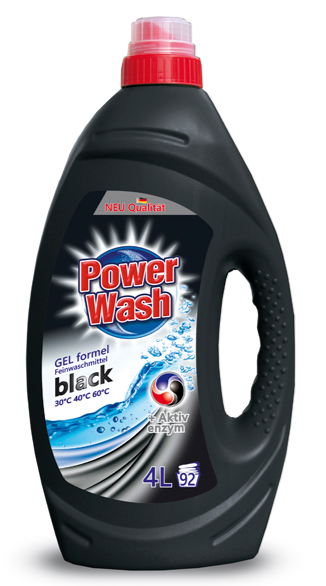 

Рідкий порошок для прання темних речей Power Wash Gel Black 4 л