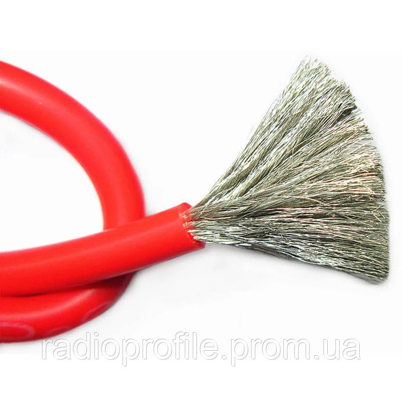

Провод силиконовый 4 AWG - 25 кв.мм (5000х0,08) 1 м Красный