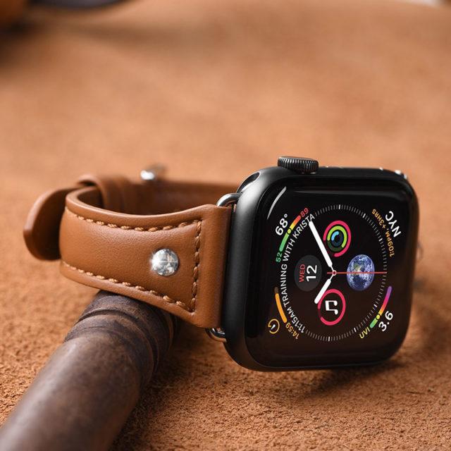 

Ремешок кожаный Hoco WB05 Ocean wave for Apple Watch Series 1\2\3\4 (42\44mm) brown