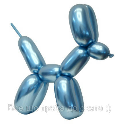 

260 Mirror modeling baloon Blue (100 шт)