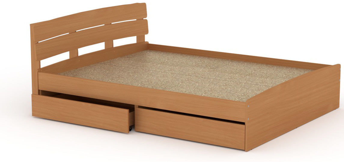 Ліжко з 4 ящиками Модерн-160 КОМПАНІТ німфея альба (білий) (213.2х165.2х80 см), фото 5