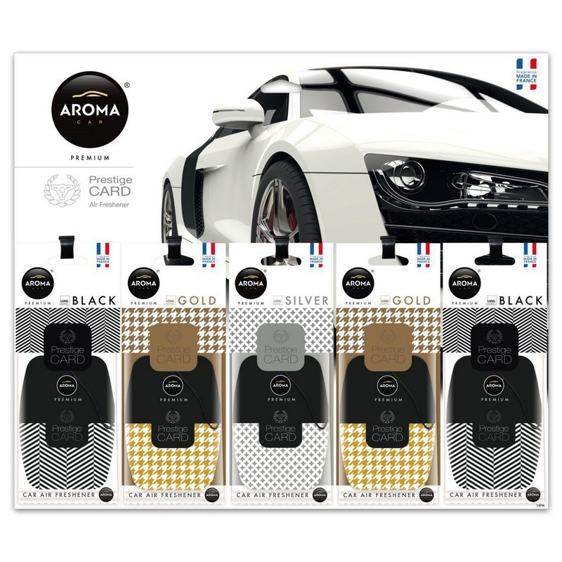 

Планшет ароматизаторов Aroma Car Prestige Card микс (30 шт)