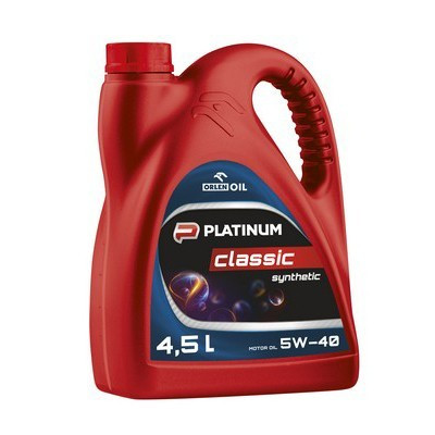 

Моторное масло ORLEN PLATINUM CLASSIC SYNTHETIC 5W-40 4,5 л