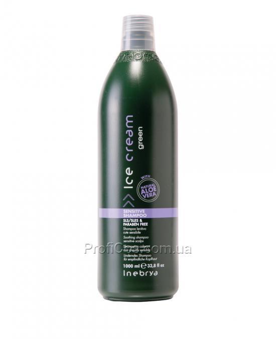 

Шампунь для чувствительной кожи головы Inebrya Ice Cream Green Sensitive Shampoo, 300 мл