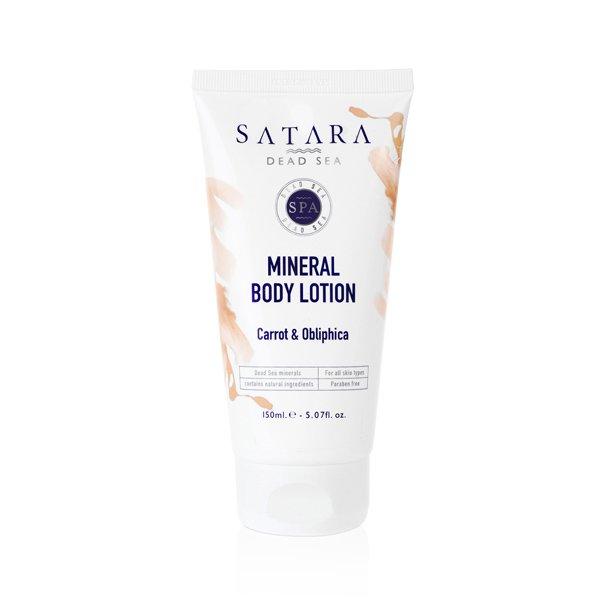 

Минеральный лосьон для тела Satara Dead Sea Body Lotion – Carrot and Obliphica 150 мл (8999)