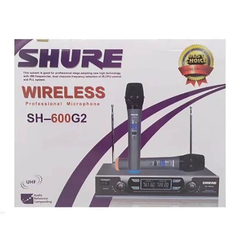 

Беспроводные вокальные микрофоны SHURE SH-600G2