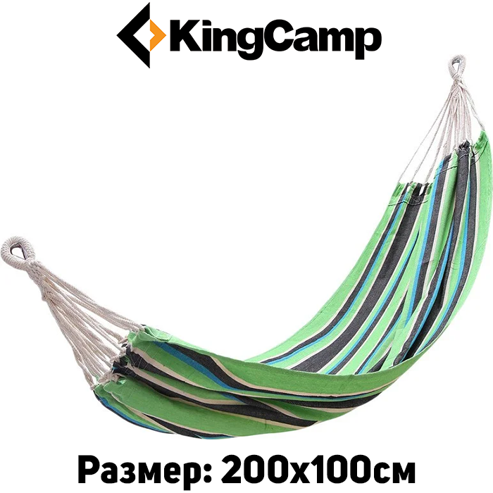 Гамак KingCamp Canvas Нammock (green black)Нет в наличии