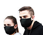Многоразовая защитная маска для лица Fandy Standart + 3-х слойный неопрен мята женская, фото 2