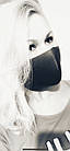 Многоразовая защитная маска для лица Fandy Standart + 3-х слойный неопрен мята женская, фото 8