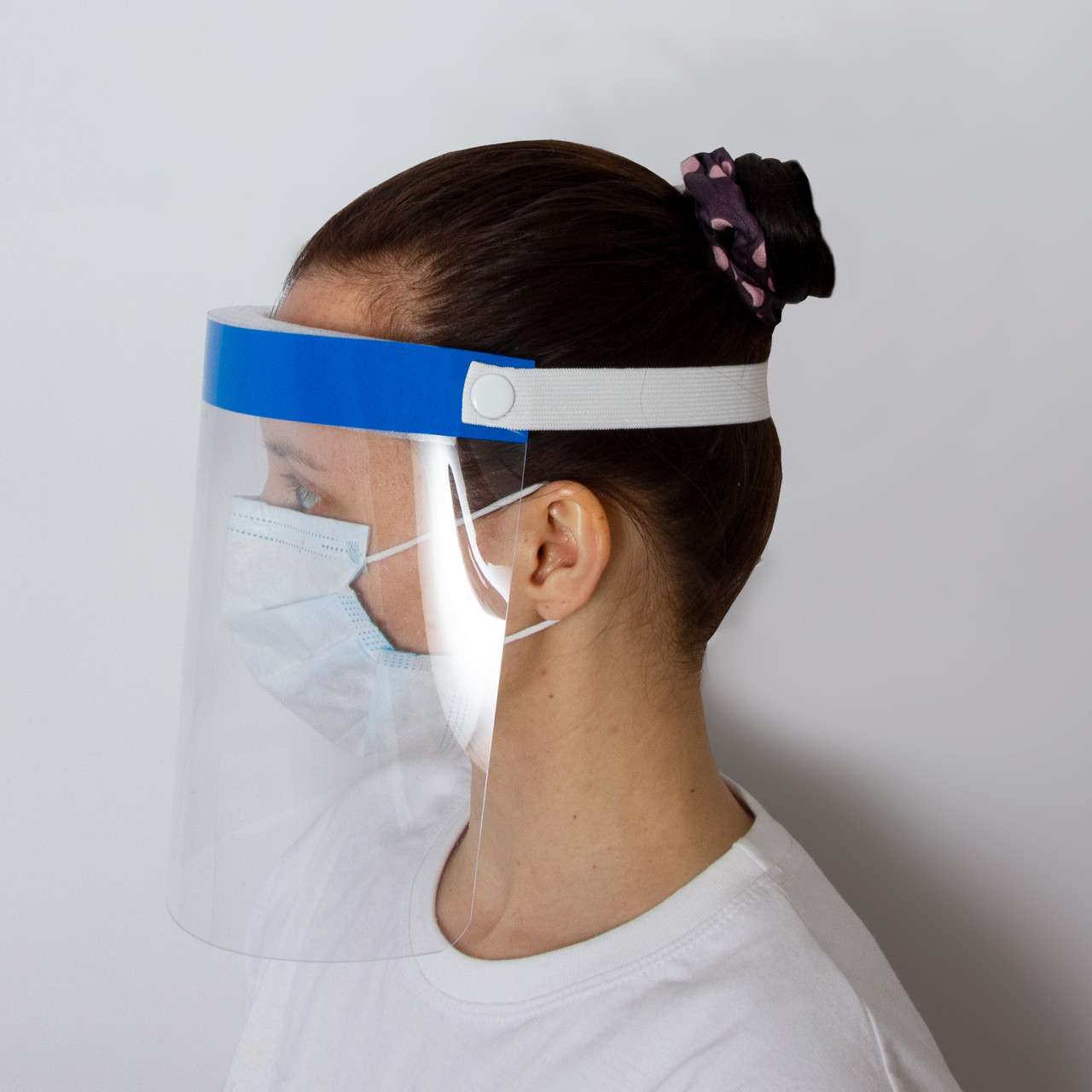 Медицинский защитный экран, маска, щиток для лица. Высокий уровень защ