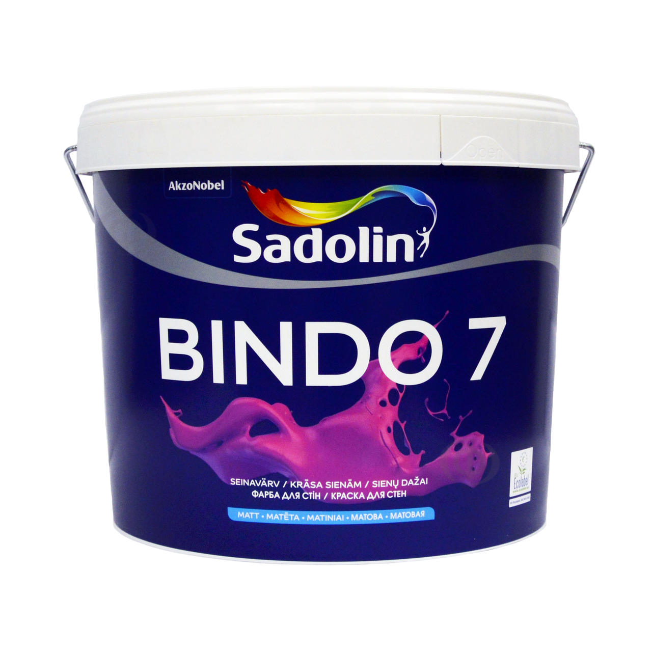 

Краска для стен и потолков Sadolin Bindo 7 10л (Садолин Биндо 7), Белый