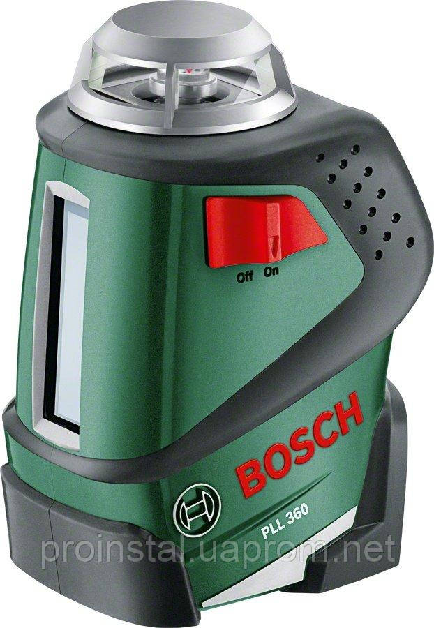 

Нивелир лазерный Bosch PLL 360 , точность ± 0.4 мм/м, до 20 м, 0.5 кг