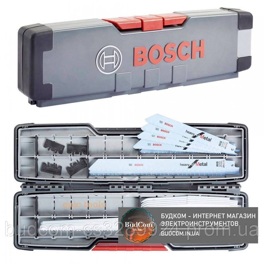 

Набор пильных полотен Bosch ToughBox 16+1 Carbide Seeding W + M для сабельных пил