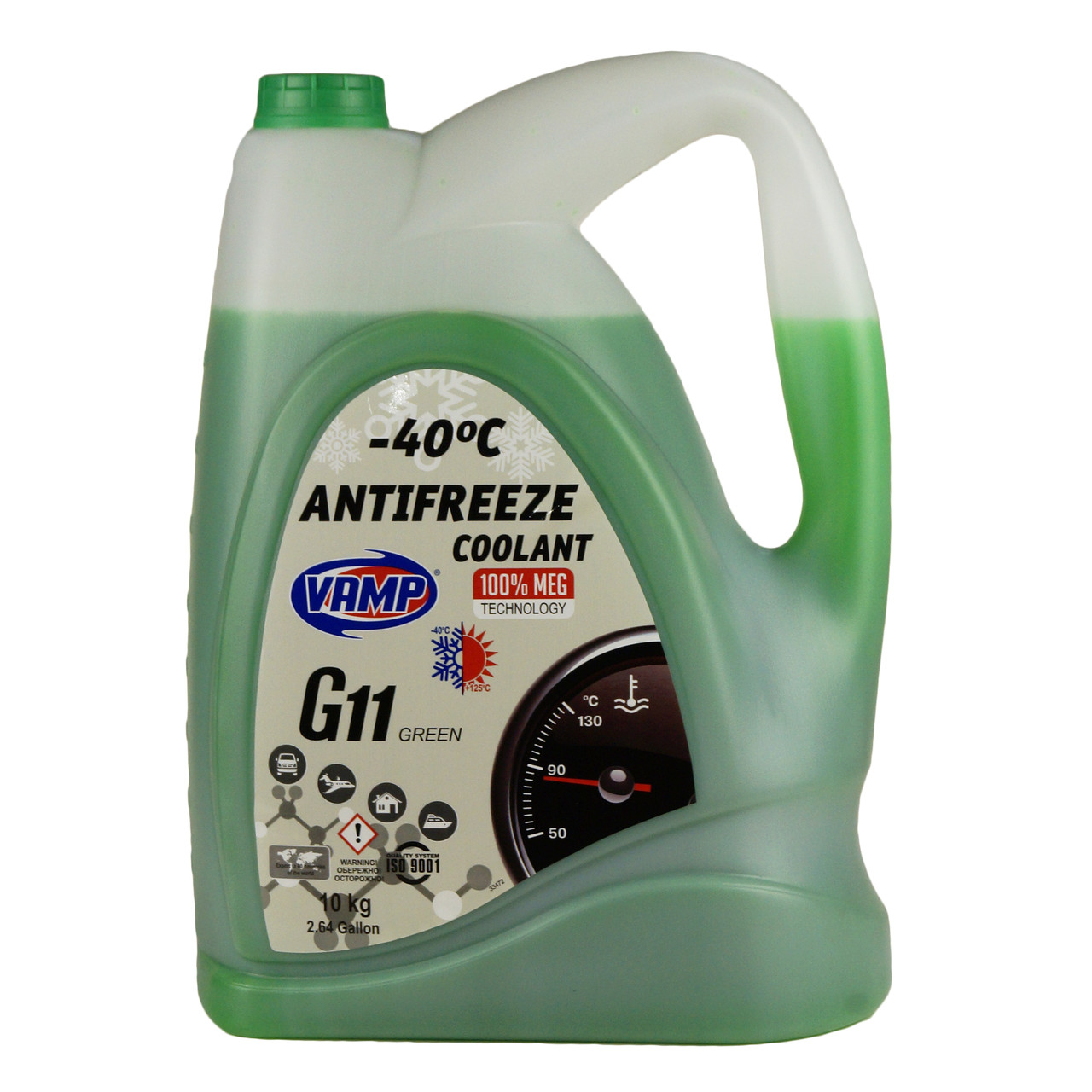 Купить Охлаждающая жидкость Вамп Антифриз-40 зеленый 10л в Днепре .