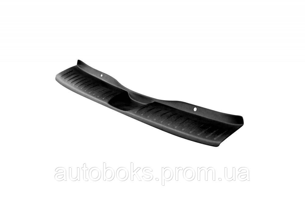

Накладка на задний бампер (черное тиснение) (ABS) Renault SANDERO/ SANDERO Stepway c 2014, Черный