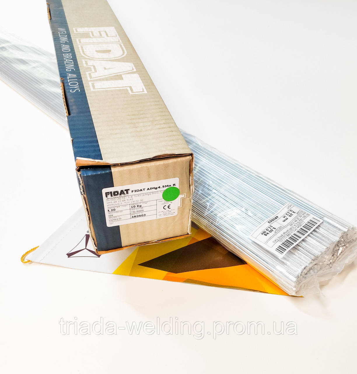 

Пруток Fidat ER5183 (AlMg4.5Mn) ф3.2 тубус 10 кг