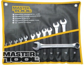 MasterTool Ключи рожково-накидные набор 8 шт (6,8,10,12,13,14,17,19) D