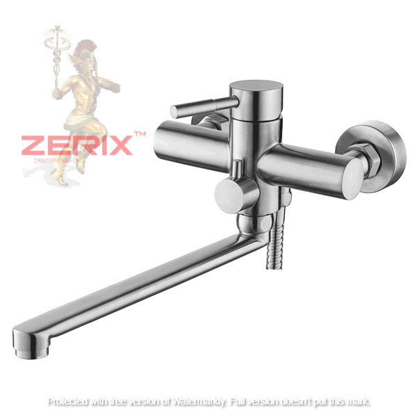 

Смеситель для ванны с душем из нержавеющей cтали ZERIX LR72205