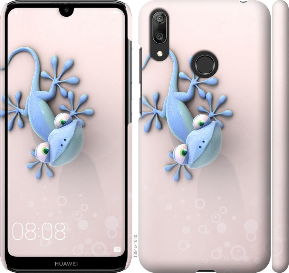 

Чехол на Huawei Y7 2019 Геккончик