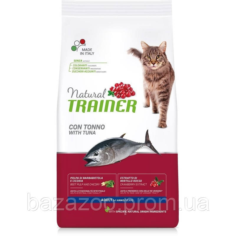 

Сухой корм Trainer (Трейнер) Natural Adult Tuna для кошек с тунцом 10 кг