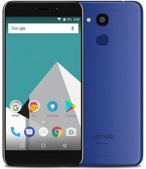 Смартфон Vernee M5 Blue, 4/32Gb, 8 ядер, 13/8Мп, 5,2"IPS, 2 sim, 4G, 3300мАh