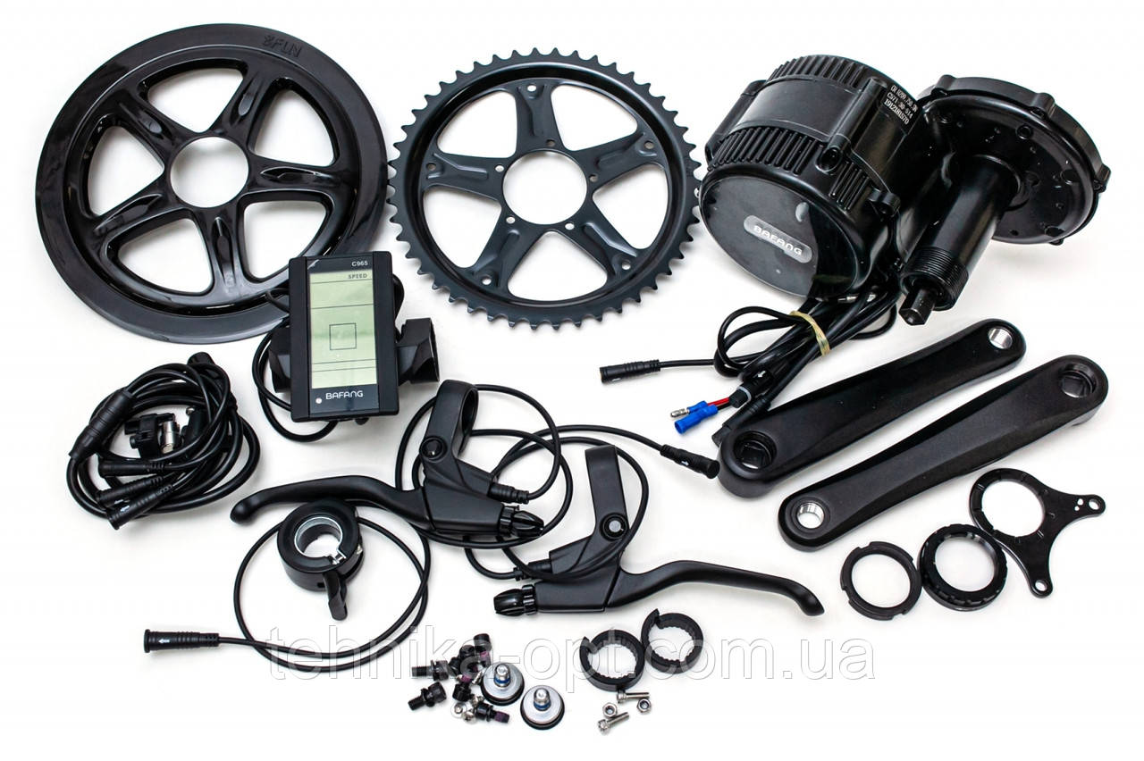 Электрический велонабор Bafang 48В 500Вт BBS02 68мм 46T дисплей С965, 