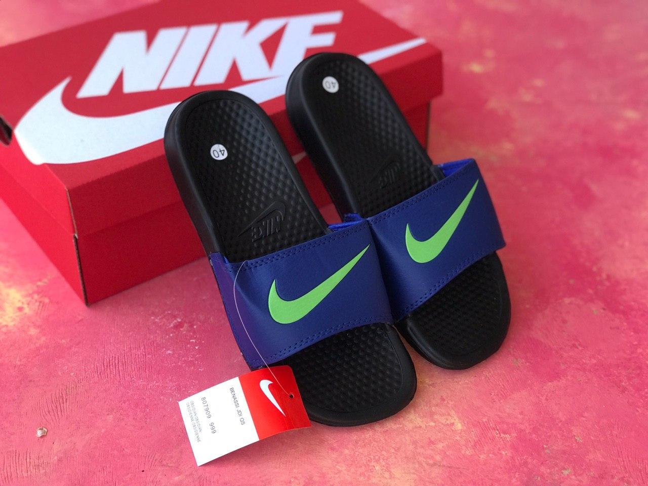 

Сланцы/шлепки Nike(синие) 42, Белый