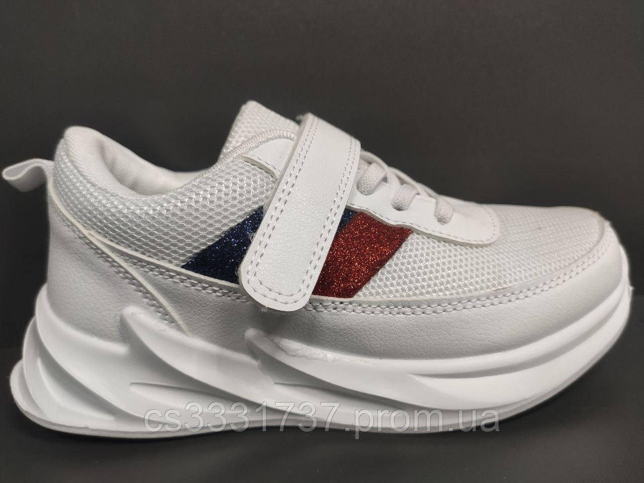 

Кроссовки для девочек JONGGOLF C5586 белые 34