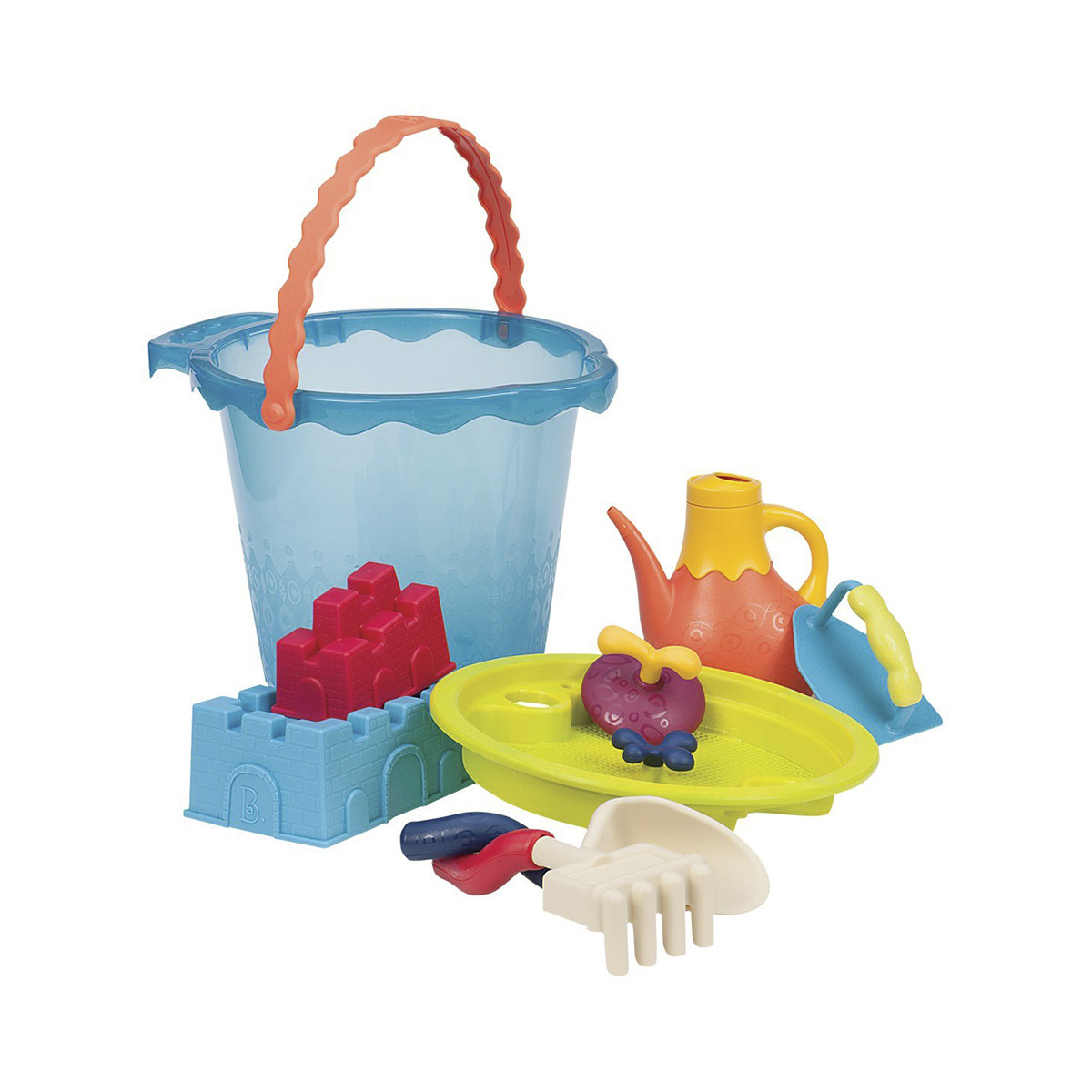 

Набор Для Игры С Песком И Водой - Мега-Ведерце Море Battat Large Beach Playset – Large Bucket Set (Sea Blue)