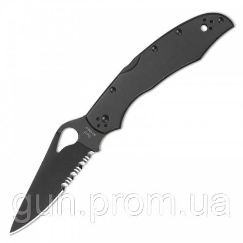 

Карманный нож Spyderco Byrd Cara Cara 2 Black Blade , полусеррейтор (87.11.47)