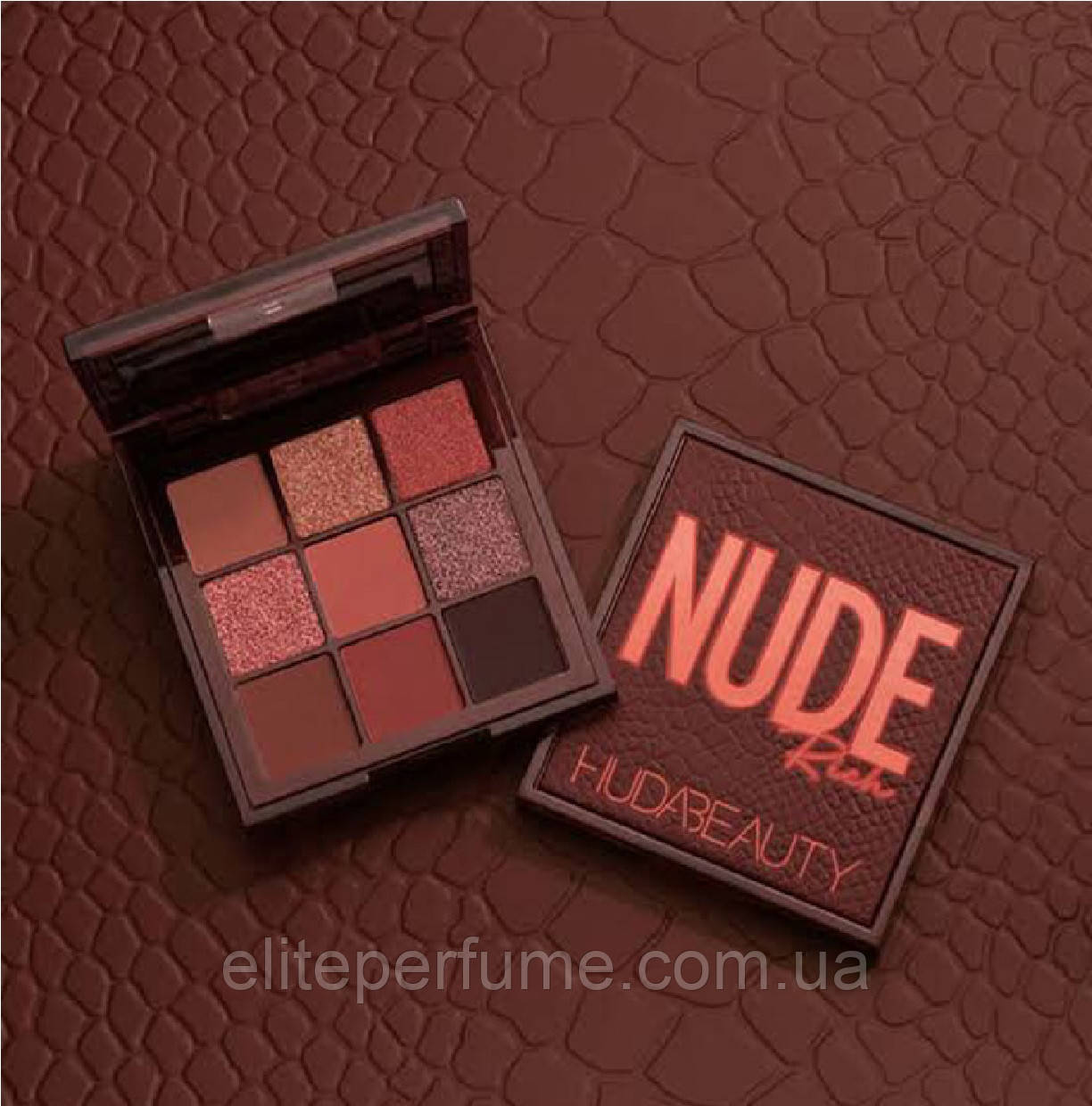 

Тени для век Huda Beauty Nude Obsessions Rich Eyeshadow Palette 9 оттенков