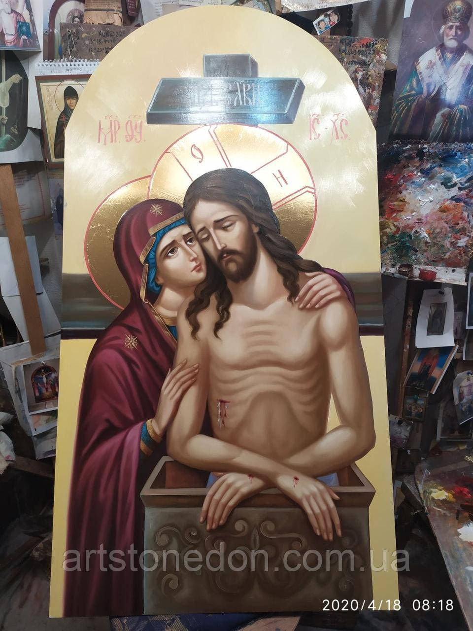 

Икона храмовая писаная "Не рыда́й Мене́, Ма́ти"